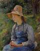 Young Peasant Girl Wearing a Hat